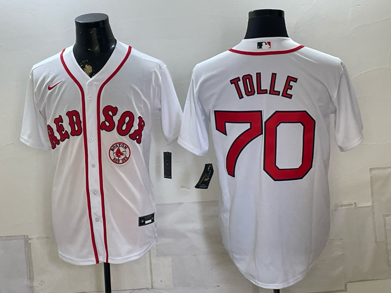 2026 Men Boston Red Sox #70 Tolle white Nike MLB Jersey 0816004->boston red sox->MLB Jersey